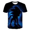 thumbnail image 3 of 20223 Camisetas de manga corta de verano para niños Sonic 2, ropa para bebés de 4 a 14 años, camisetas con estampado 3D, ropa para niños, atuendos para niños, 3 of 5