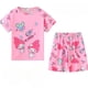 thumbnail image 2 of 2024 nuevos pijamas de verano para niños y niñas, camisetas de manga corta con estampado de dibujos animados bonitos y pantalones cortos, conjuntos de ropa para bebés pequeños, 2 of 2