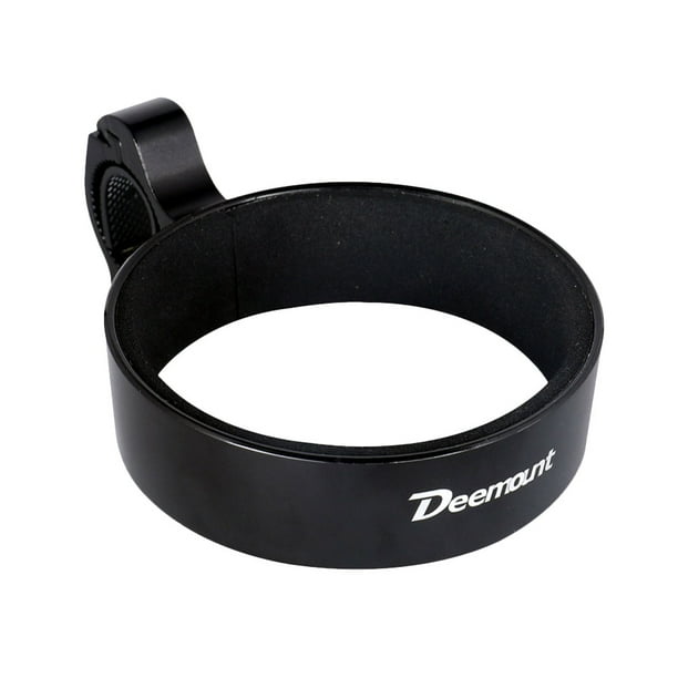 Portabidón para bicicleta, con tornillos, para bicicleta de carretera y montaña (negro)