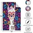 thumbnail image 4 of Cute Cartoon Llama Alpaca Dish Towels Set of 4, I'm So Cute Washable Tea Towels Dishcloths Lint-Free 18x28 Inch Fast Drying for Kitchen Restaurant Bar Clean, 4 of 5