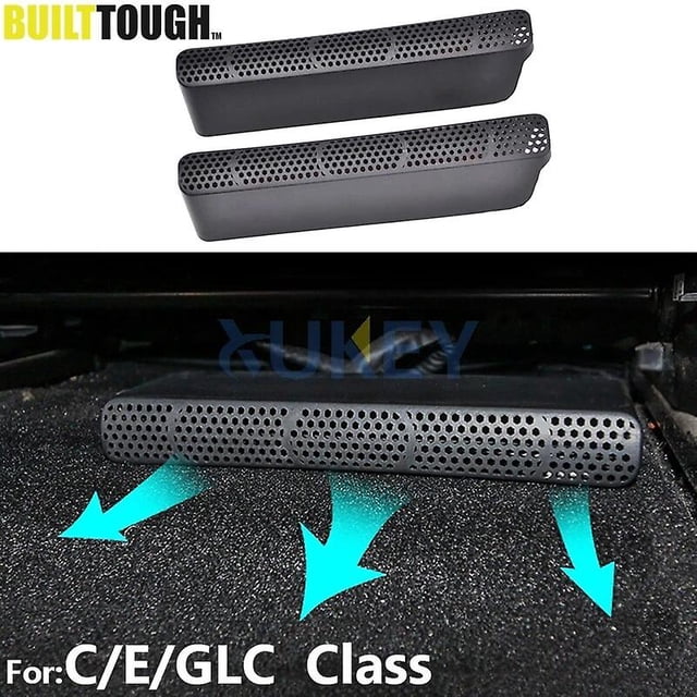 For Mercedes Benz C / E / GLC Class W205 W213 E200 E300 Rear Seat AC Warm Floor Air Duct Grill Grille Vent Outlet Cover Trim~8572