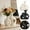 White+Black, variant on Heart-Shaped Ceramic Vases, Stylish Eye-Catching Accent, 2 Pieces Heart-Shaped Modern Vases, Modern Romantic Decor, Multi-Functional Decor, for Dining Room Bedroom Living(2Pcs)