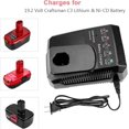 thumbnail image 3 of 2-Pack 4500mAh Diehard 19.2V C3 Battery and 140152004 Charger Compatible with Craftsman 19.2 Volt Battery 11375 11376 130279005 1323903 130211004 130279003 315.pp2011 315.pp2020 315.113753 315.115410, 3 of 4