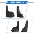 thumbnail image 5 of Mud Flaps Kit Compatible for Ford Explorer 2011-2019 Quality Plastic Black Front and Rear Splash Guards, 5 of 6