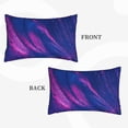 thumbnail image 4 of Bixox Neon Gradient Blue Printed Pillow Protector,Super Soft Ideal for Home,Guests,Rentals - 16"x24", 4 of 8