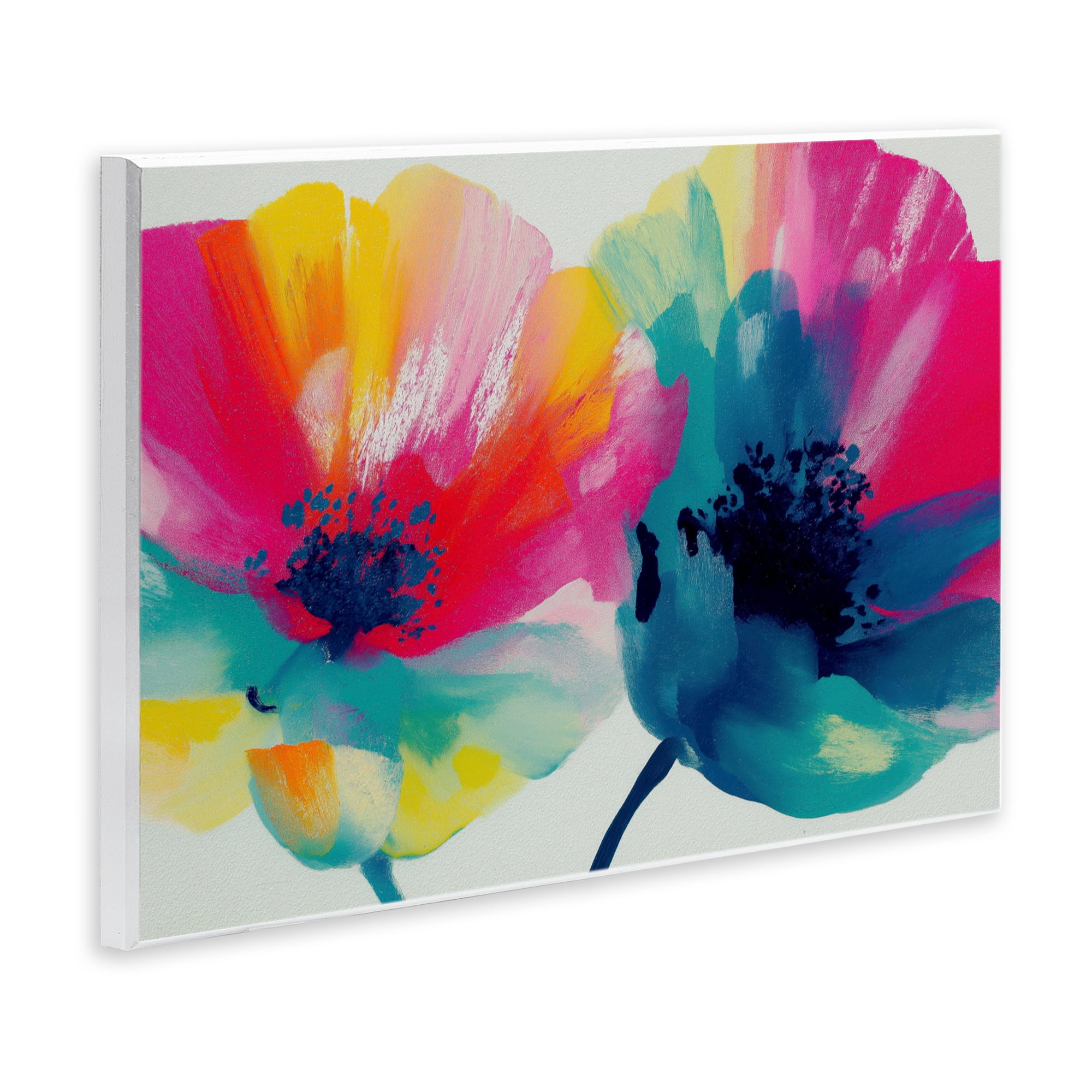 Stupell Industries Two Colorful Poppies Wall Plaque Art, design by Chromatic Storm Studio