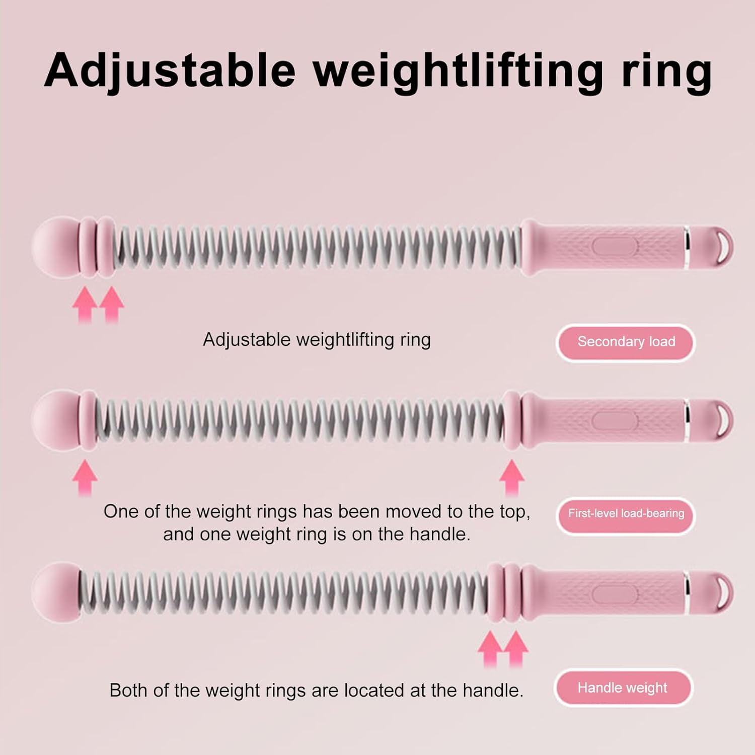 2Pcs Cordless Battle Ropes, 3 Level Weights Adjustable Ropeless Battle Ropes, Weighted Jump Rope