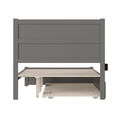thumbnail image 3 of AFI NoHo Wood Full Bed with Footboard and Twin Trundle in Grey, 3 of 12
