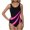 Black A, variant on Swim Suits for Women 2026 Block Color High Waisted Tummy Control Bathing Suit Open Back One Piece Swimwear