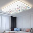 thumbnail image 2 of Spring Floral Magnetic Fluorescent Light Covers for Ceiling Lights 2 x 4 Feet, Country Spring Floral Botanical Office Classroom Kitchen Drop Ceiling Light Covers Lighting Filters Shade Panel 2 Packs, 2 of 9