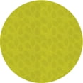 thumbnail image 1 of Ahgly Company Machine Washable Indoor Round Transitional Canary Yellow Area Rugs, 3' Round, 1 of 7