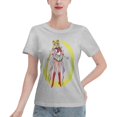 thumbnail image 1 of Women's Basic Short Sleeve T-Shirt Sailor Moon Tsuki Hare 04, 1 of 6