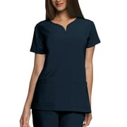 Grey's Anatomy 'Grey's Anatomy Signature' 2 Pocket Notch Neck Top Scrub Top