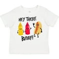 thumbnail image 3 of Inktastic Hey There Buddy with Ketchup Mustard and Hot Dog Boys or Girls Toddler T-Shirt, 3 of 5