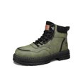 thumbnail image 1 of UKAP Bottines pour Hommes Décontractées Bottes de Travail Imperméables Bottes de Randonnée Chaussures d'Hiver Confort Vert Armée 5.5, 1 of 9