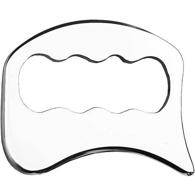 FeelFree Sport Stainless Steel Gua Sha Tools-Massage Scraping Tool for Soft Tissue Mobilization,Physical Therapy for Back, Legs, Arms-1 Count (Pack of 1)