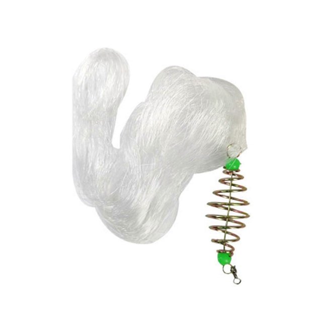 Alimentador de fundición para trampa de pesca Red de pesca Trampa Malla Red de cuentas luminosas Red de pesca marina Diseño de aparejos Blanco, Blanco