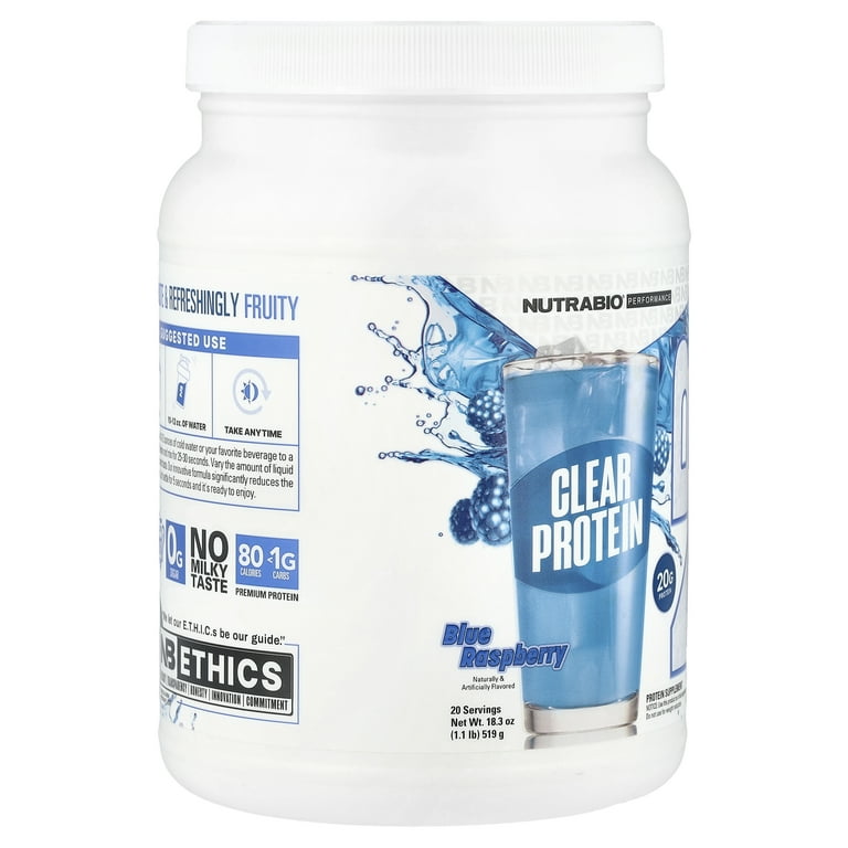 NutraBio - Clear Whey Protein Isolate - Walmart.com