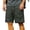A Gray, variant on Lenago Mens Shorts Shorts Men Men's Solid Color Casual Sports Elastic Waist Pocket Workwear Shorts Gray M