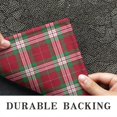 thumbnail image 6 of Red and Green Christmas Plaid Pattern Door Rugs,Washable Non Slip Door Mats Indoor,Decorative Door Mats,Entry Mat Indoor for Entrance,Bedroom,Kitchen,Bathroom,17"x30", 6 of 6
