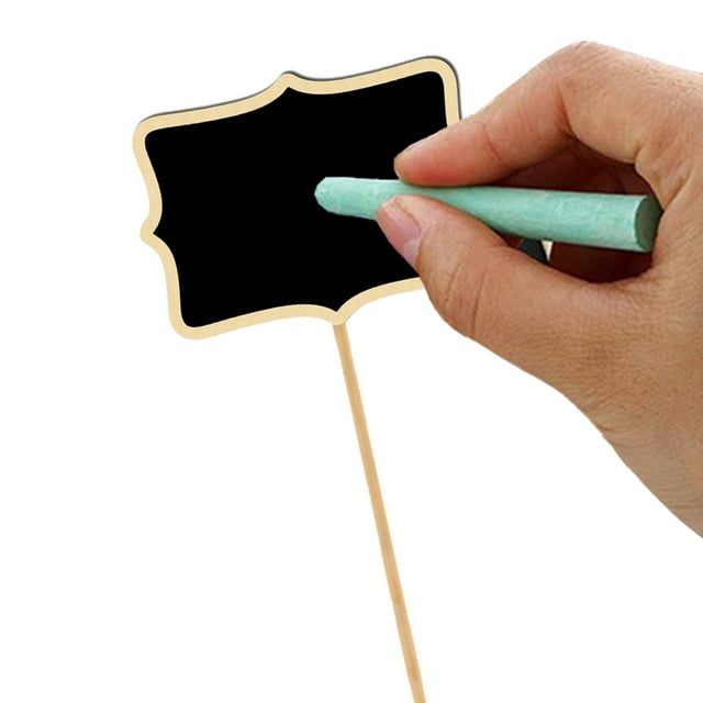 Small Blackboard Plant and Flower Decoration Small Plug-In Bill Board Plug-In