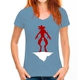thumbnail image 3 of Stranger Eleven & Demogorgon Things Silhouette T-Shirt - Mens Womens Kids Tee New Cool Tee Shirt, 3 of 5