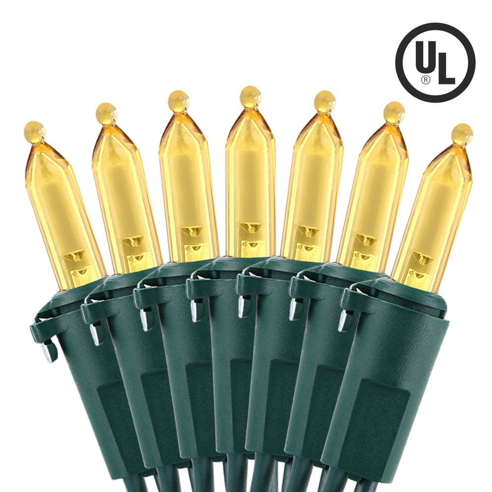 LED Christmas Light String, 200 LED 66 ft Mini String Lights, 120V UL Certified, for Indoor and