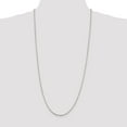 thumbnail image 2 of Auriga 925 Sterling Silver 2 mm Diamond-cut Round Box Chain Necklace for Women 30", 2 of 5