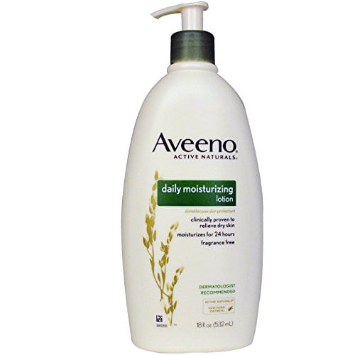 Aveeno Daily Moisturizing Lotion with Oat for Dry Skin, 18 fl. Oz. - 3 pack