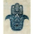 thumbnail image 3 of Popp, Grace 20x24 Black Modern Framed Museum Art Print Titled - Day Eye Hamsa II, 3 of 5