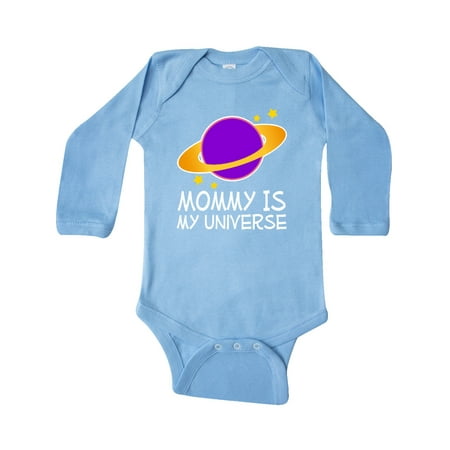 

Inktastic Mommy is my Universe Baby Gift Gift Baby Boy or Baby Girl Long Sleeve Bodysuit