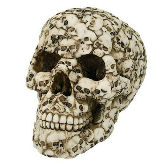 Undead Ossuary Skull Silent Screams Piled Up Skulls Figurine Statue Graveyard