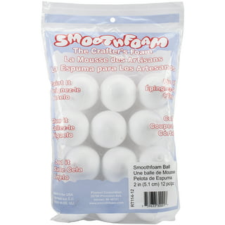 Floracraft CraftFM Crafting Foam Ball 5.6 inch White, Size: 5.6 inch