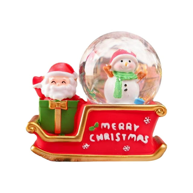 Decoración de trineo de Papá Noel, decoración navideña, globo artesanal, adorno navideño, decoración de mesa para sala de estar, dormitorio,