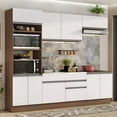 thumbnail image 2 of Cocina Integral 270cm Marrón/Blanco Glamy Madesa 13, 2 of 5