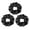 Black, variant on Scrunchies for Hair Sleep, Women Grils Silk Hair Ties for Frizz & Breakage Curly Hair, No Damage, Elastics Ponytail Holder, 3 Pack