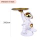 thumbnail image 3 of Resina Astronauta Estatua Adorno Entrada Llave Bandeja de almacenamiento Decoración para el hogar (Blanco B) Ehuebsd Libre de BPA, 3 of 7