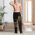 thumbnail image 6 of Lsque Happy New Year 2024 (2) Print Men's Pajama Pants, Lounge Pant - Comfortable Home Wear,Elastic Waistband, Stylish Design-Large, 6 of 9