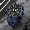 thumbnail image 5 of Usloyux under $5 Camouflage Digital Watch, Large Dial Multi-Function Sport Watch with LED Night Light, Water-Resistant for Outdoor Activities, Durable Resin Band for Men Teens, 5 of 6