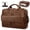 Brown, variant on RAINSMORE Mens Messenger Bag 15.6 Inch Laptop Bag PU Leather Briefcase Vintage Computer Satchel Bag for Work Business,Black