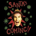 thumbnail image 2 of Men's Elf Buddy Santa's Coming  Graphic T-Shirt, 2 of 5