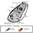 thumbnail image 4 of Spec-D Tuning SMD LED Halo Chrome Housing Clear Lens Projector Headlights Head Lamps Compatible with 2005-2006 Infiniti G35 4Dr Sedan, Left + Right Pair Headlamps Assembly, 4 of 8