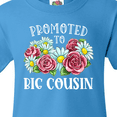 thumbnail image 4 of Inktastic Promoted to Big Cousin with Flowers Youth T-Shirt, 4 of 5