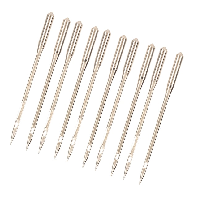 Agujas de coser, 10 piezas Agujas para máquinas de coser Agujas para máquinas de bordar industriales Agujas para máquinas de coser Diseño elevado