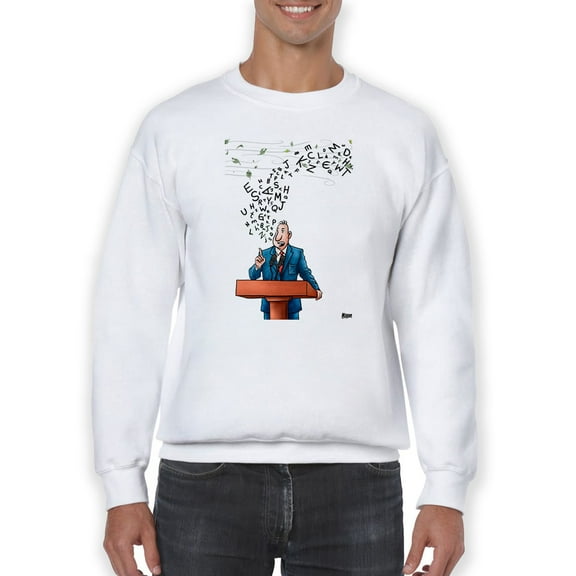 Public Mumbler Sweatshirt Men's -Miguel Morales Designs