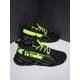 thumbnail image 2 of Men Letter Graphic Breathable Lace-Up Front Running Shoes, Sporty Outdoor Sneakers School Shoes, 2 of 4