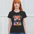 thumbnail image 3 of Tee Hunt Dean Russo Pets Art Pit Bull T-Shirt Everyone Has Best Dogs Women's T-Shirt Tee, 3 of 5