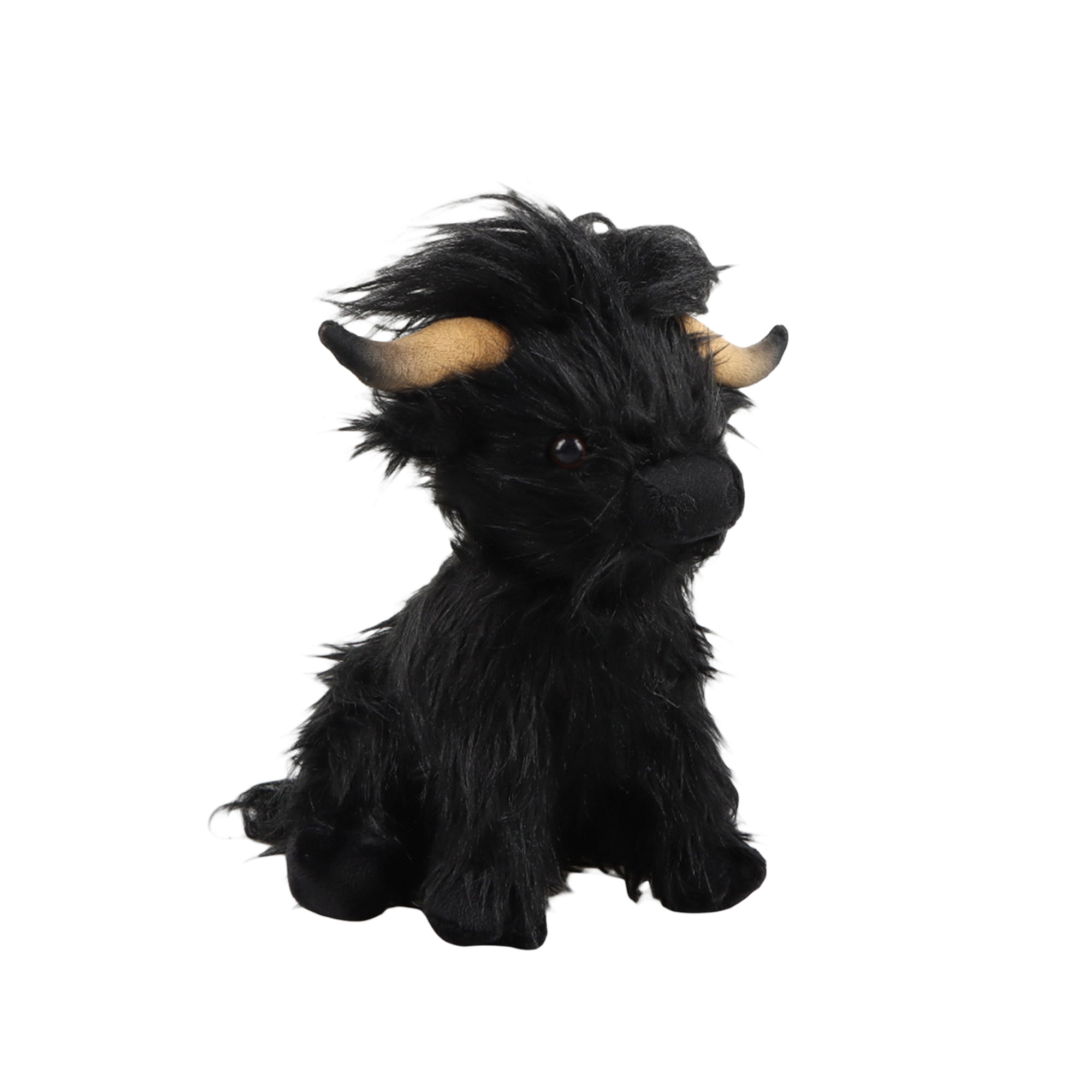  CYISONAL Highland Cow Stuffed Animals Plush Toy Fluffy Bull  Animal Doll Soft Gift for Kids Boys Girls, 10 inch Tall : Toys & Games