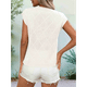 thumbnail image 5 of Top de Tirantes de Punto Holgado con Cuello Alto y Mangas para Mujer, Color Cremoso, Talla M, 5 of 9