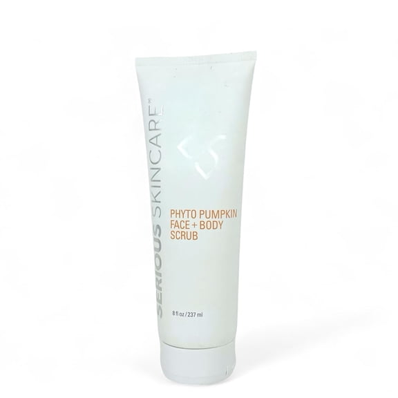 Serious Skincare Phyto Pumpkin Face   Body Scrub 8 oz Exfoliating Skin Polish